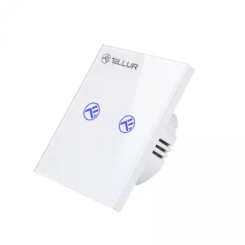 Slimme WLAN-schakelaar Tellur SS2N — 2 poorten, 1800 W totaal, 10 A per kanaal