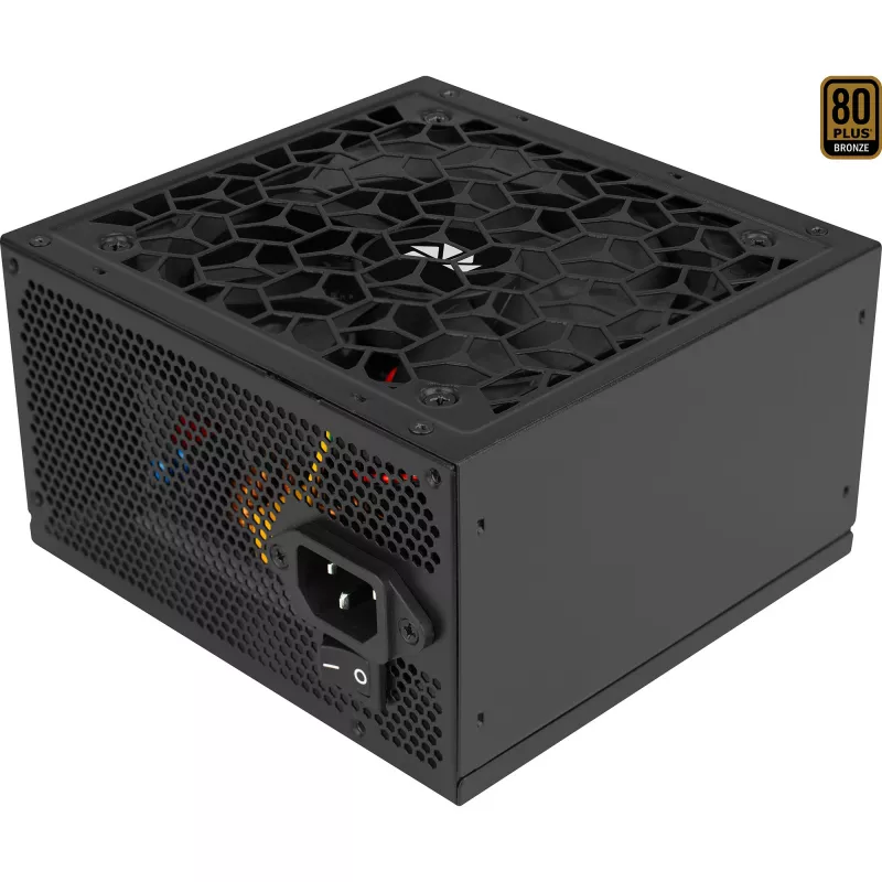 Aerocool AERO BRONZE 750W V2 ATX-voeding ACPB-AR75AEC.12, 80 PLUS Bronze, actieve PFC, zwart