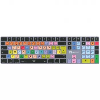 Toetsenbord LogicKeyboard Apple Logic Pro X2 Titan DE Mac — LKB-LOGXP2-TM-DE, Duitse indeling