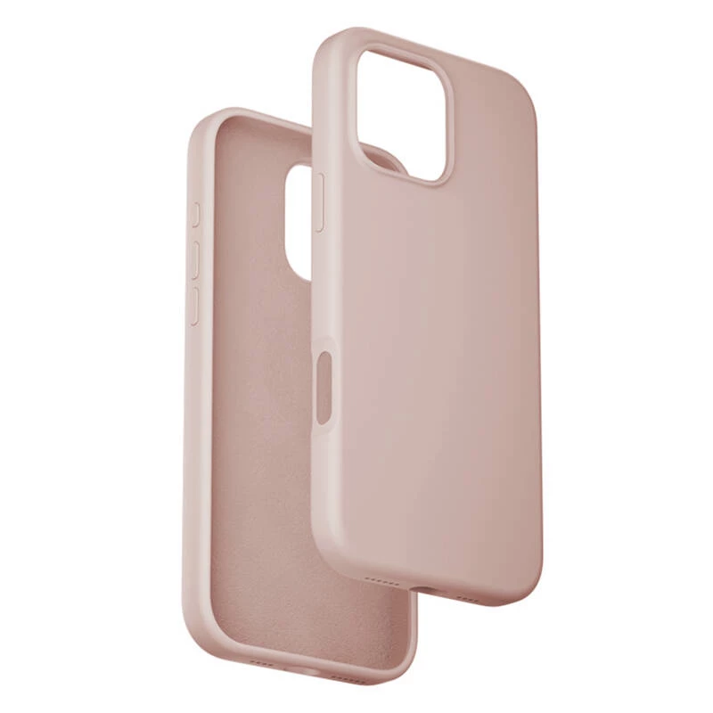 Beschermhoes MagSafe Vention KUHP0-40 voor iPhone 16 Pro Max, roze, MagSafe-compatibel, schokdempende randen