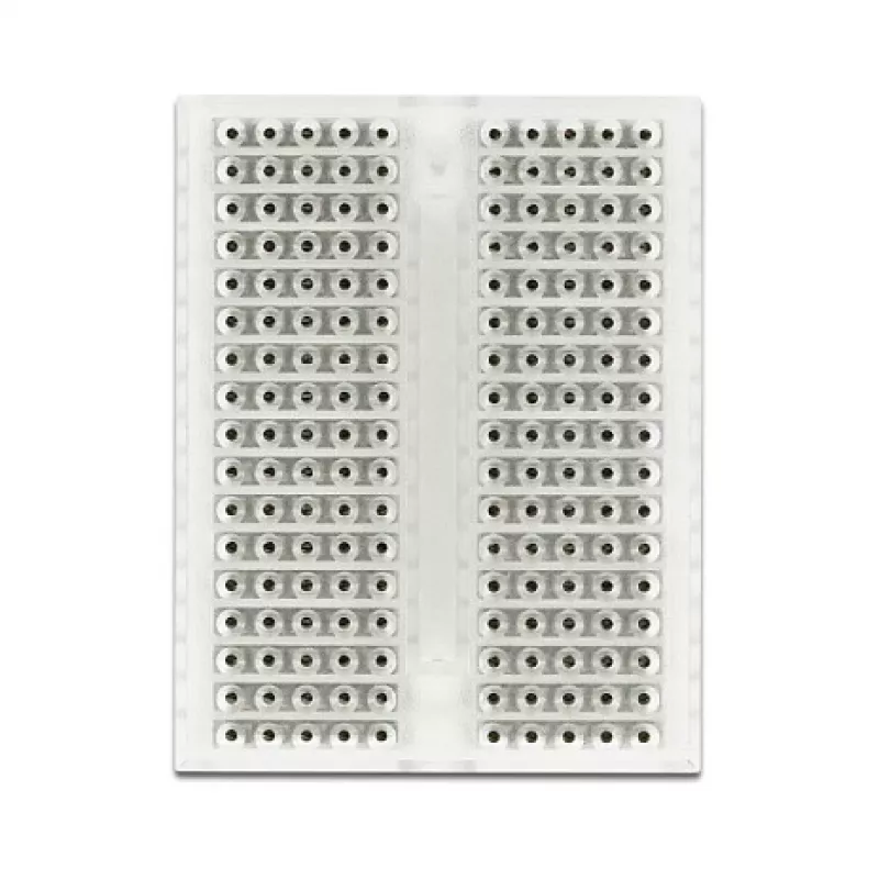 Breadboard DELOCK 18323 — transparant kunststof, 36×46×10 mm