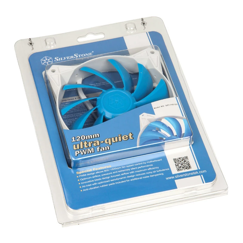 SilverStone SST-FQ122 120 mm behuizingsventilator - wit