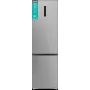 Gorenje NRB620E61X4WFE koel-vriescombinatie, vrijstaand, NoFrost, 413 l (283 l koelkast + 130 l vriezer onderaan), elektronisch display, ledverlichting, energieklasse E, roestvrij staal