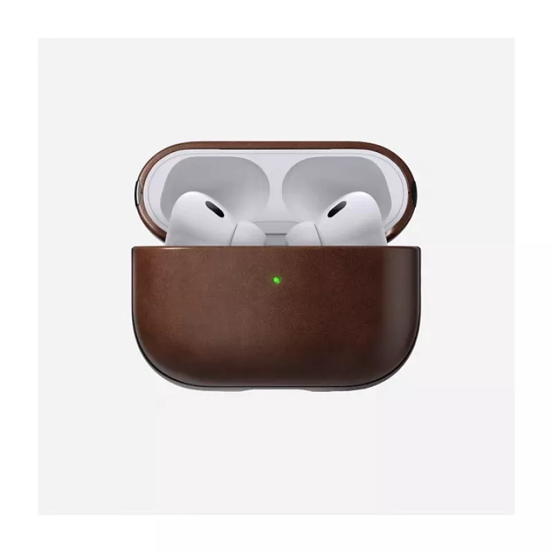 Hoesje Nomad Modern Leather Case — leer, microvezel, polycarbonaat, bruin
