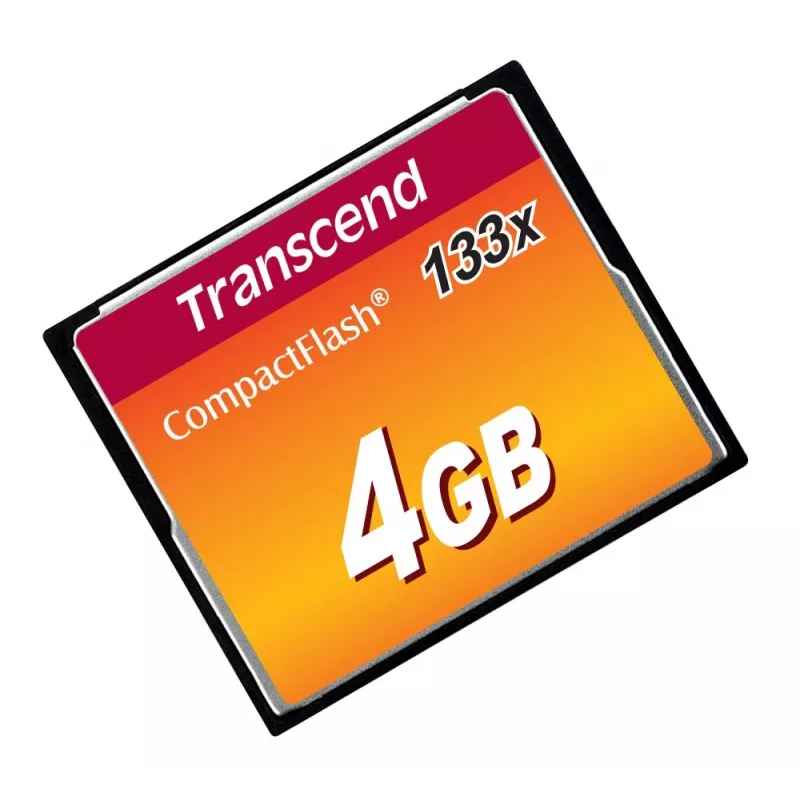 Flashgeheugen Transcend 4GB CompactFlash 133x TS4GCF133