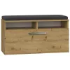 Topeshop RIVA SZAFKA ARTISAN schoenenorganizer gesloten eiken