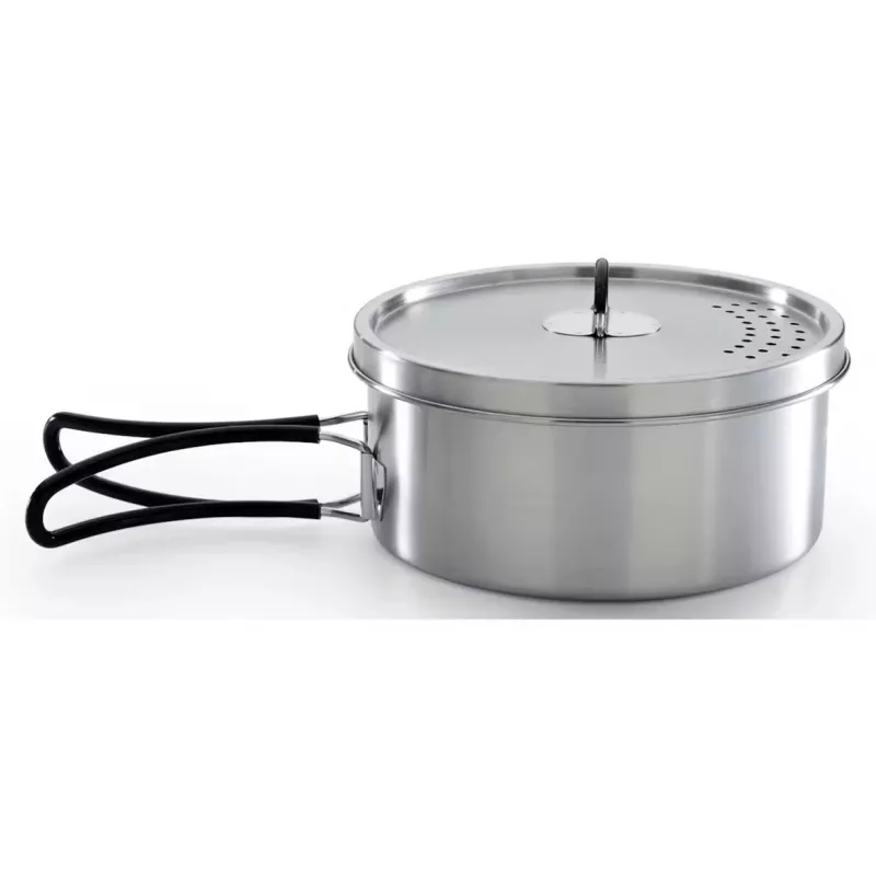 Campingpannenset Campingaz Trekking Kit 3-delig roestvrij staal
