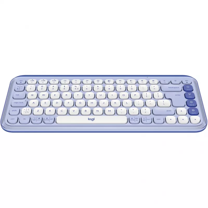 Logitech toetsenbord Logitech POP ICON KEYS OFF White Lilac US