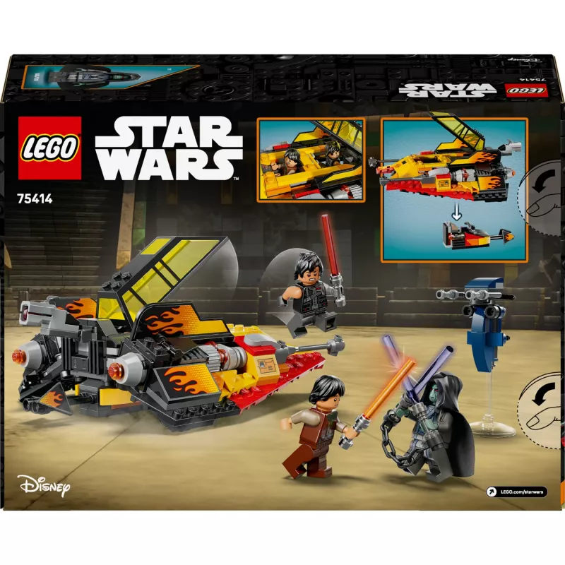 LEGO Star Wars Flame Speeder 75414 sneeuwscooterset – 349 onderdelen, 3 minifiguren, leeftijd 7+