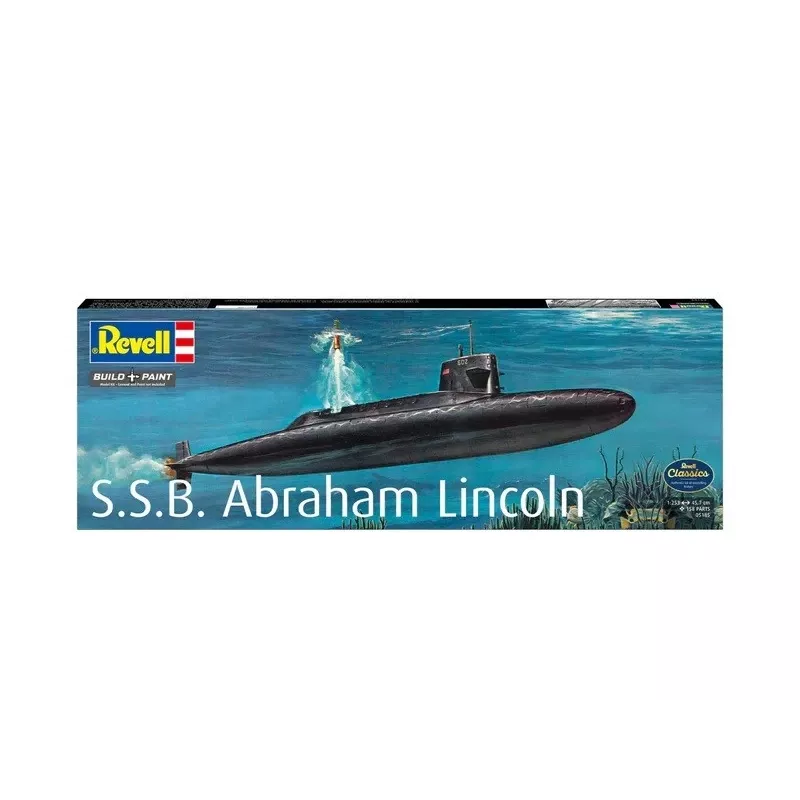 Kunststof modelschip REVELL S.S.B. Abraham Lincoln 1/253 schaal bouwpakket