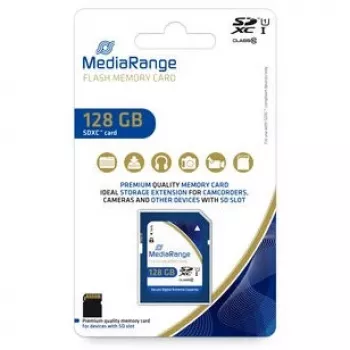 MediaRange geheugenkaart 128GB SDXC UHS-I Class 10 MR969
