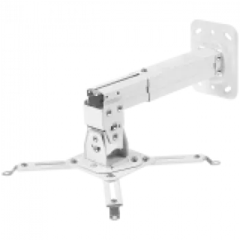 Plafond-/muurprojectorhouder ONKRON K3A — wit, max. draaglast 10 kg, 130×390×102 mm