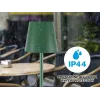 Beper P201UTP115 oplaadbare LED-tafellamp, 1,5 W, aanraakschakelaar, dimbaar, flesadapter van 33 mm, waterbestendig, groen