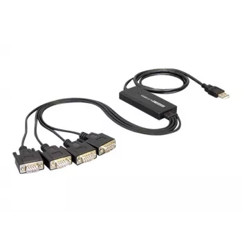 DeLock USB2.0 > 4 x seriële adapter - seriële adapter - USB - RS-232 x 4 (61887)