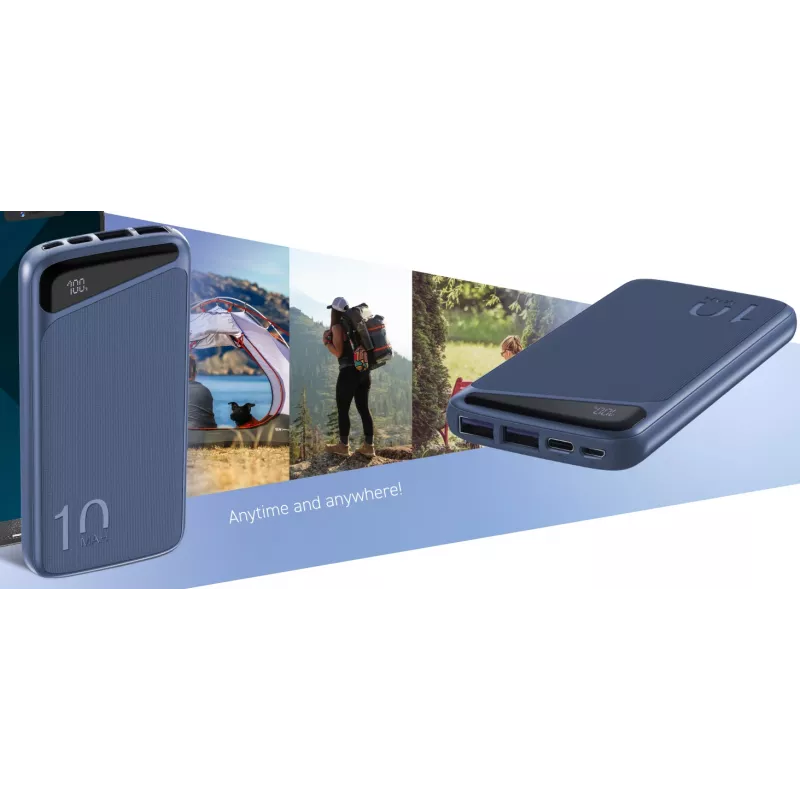 Draagbare powerbank Navitel PWR10 MX BLAUW 10000 mAh