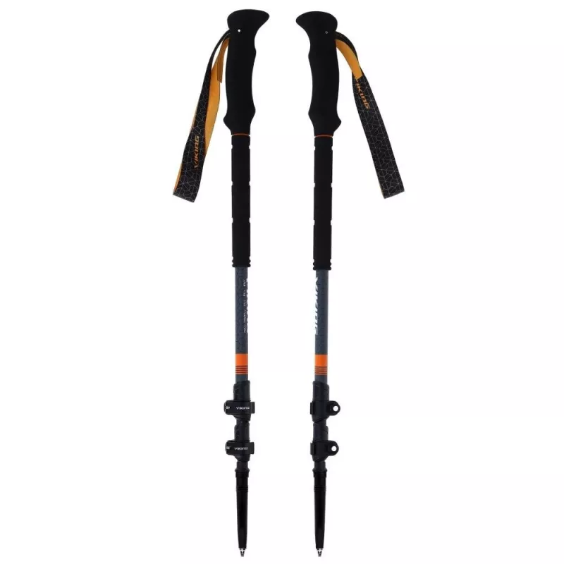 Viking Nelio Pro trekkingstokken, zwart/groen