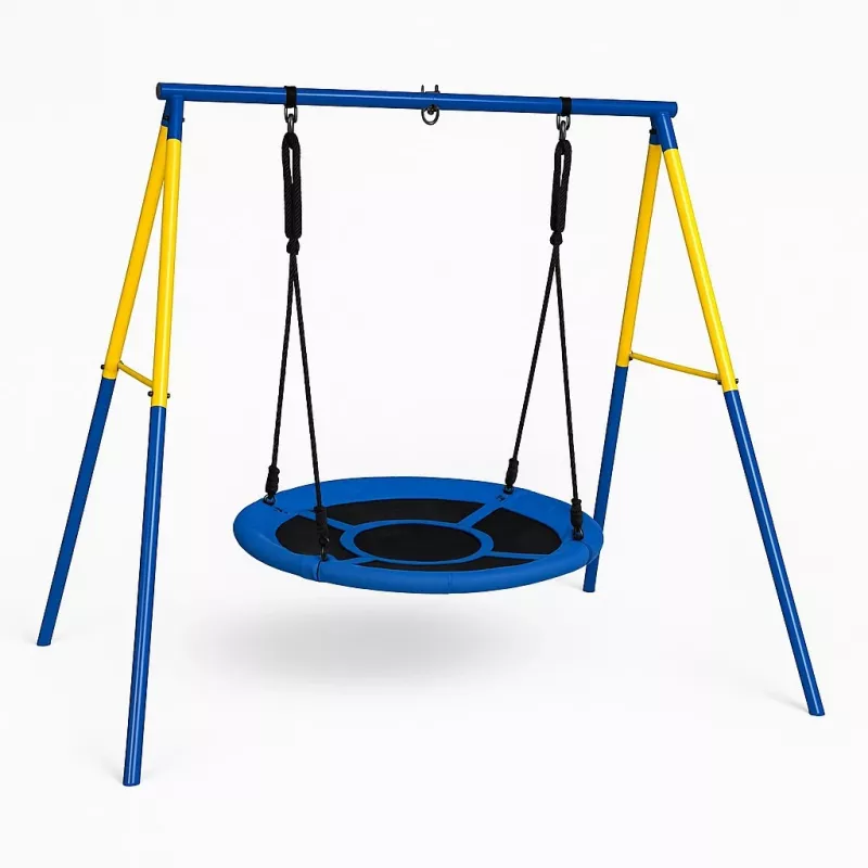 Black Forest schommel met frame, ooievaarsnest 248x187x185cm