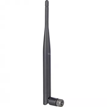 DeLOCK WLAN-antenne - antenne - 5 dBi (voor 2,5 GHz), 5 dBi (voor 5,825 GHz) - rondstraalantenne - zwart (88393)