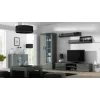 Cama sideboard 120 cm SOHO S7 grijs/grijs glanzend