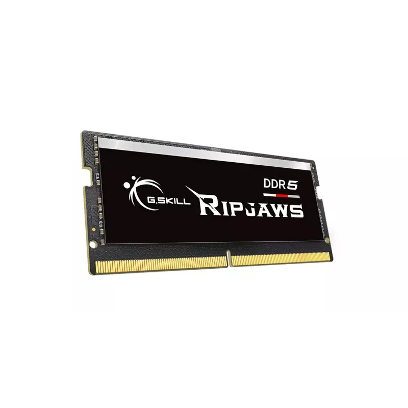 SO-DIMM 16 GB DDR5-5600, geheugen zwart, F5-5600S4645A16GX1-RS, Ripjaws, INTEL XMP