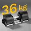 Verstelbare gietijzeren dumbbell Rebel Active 36 kg, automatische stappen van 2 kg
