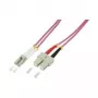 LogiLink - Patchkabel - SC Multimode (M) naar LC Multimode (M) - 1,0 m - Glasvezel - Duplex - 50/125 µm - OM4 - halogeenvrij - heather violet (FP4LS01)