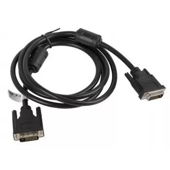 DVI-kabel Lanberg CA-DVID-10CC-0018-BK 1,8 m zwart