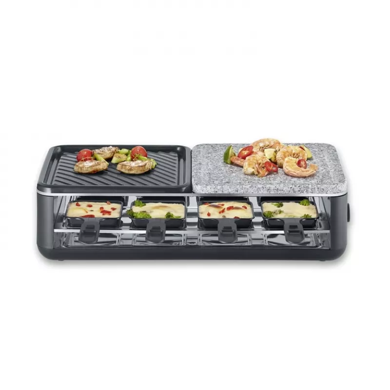 Raclette grill Severin RG 2366 8 personen 1300 W zwart