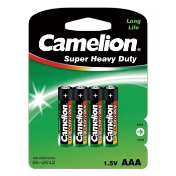 Wegwerpbatterij Camelion R03P-BP4G AAA zink-kool