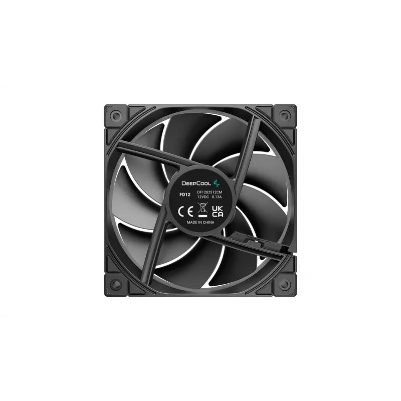 DeepCool FD12 Performance 120 mm behuizingsventilator (R-FD12-BKNPN1-G)