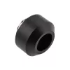 Hardtube-aansluitset OPTIMUS voor 12-mm-buizen, 6-pack met installatiegereedschap, zwart