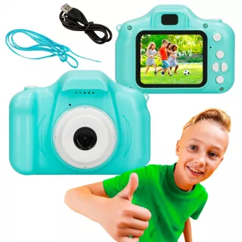 Extralink kindercamera H20 blauw, 1080p 30fps, 2.0 inch display