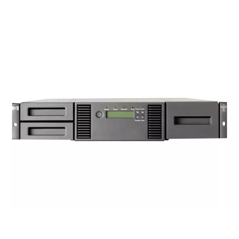 Hewlett Packard Enterprise HPE StorageWorks MSL2024 – tapebibliotheek – LTO Ultrium – maximaal aantal drives: 2 – rack – rackmontabel – 2U – barcodelezer – voor ProLiant DL120