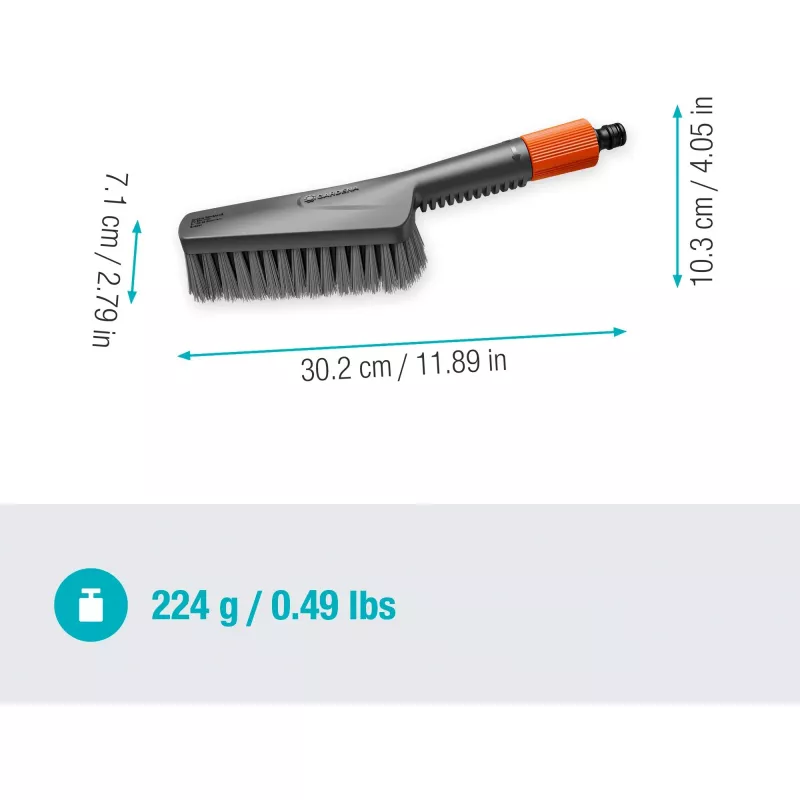 Gardena Cleansystem handborstel S soft, 18840-20