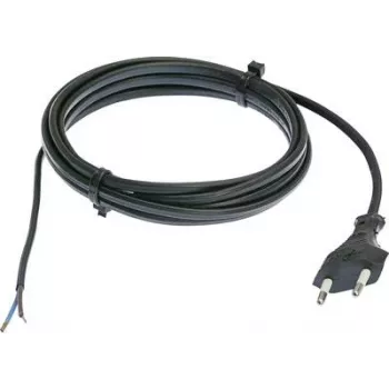 Netsnoer AS Schwabe 70652, 3 m lengte, zwart
