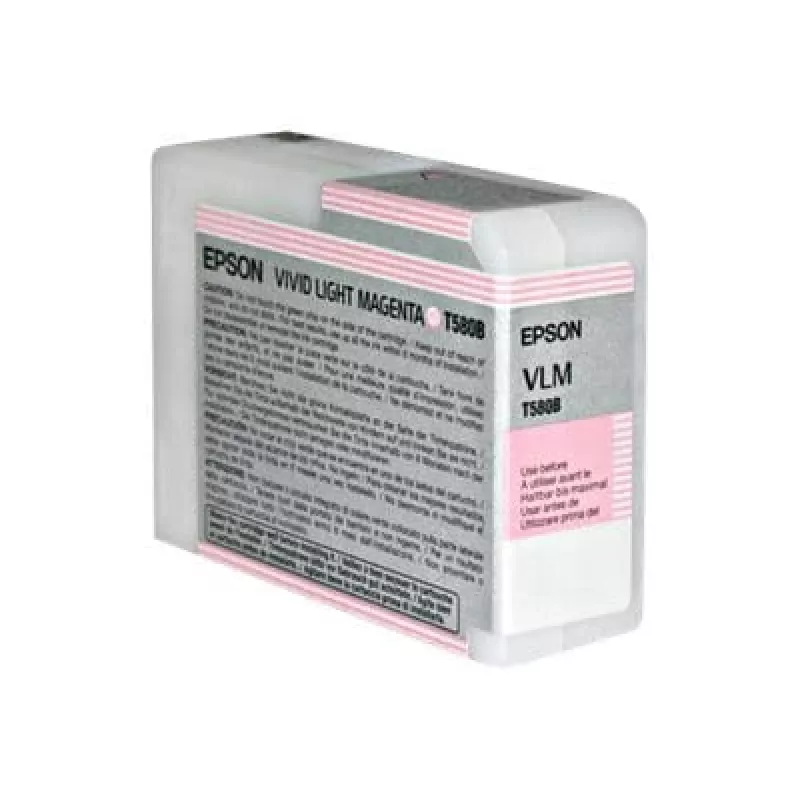 Epson Singlepack Vivid Light Magenta T580B00, Vivid light Magenta, pigmentinkt, 80 ml, 1 stuks