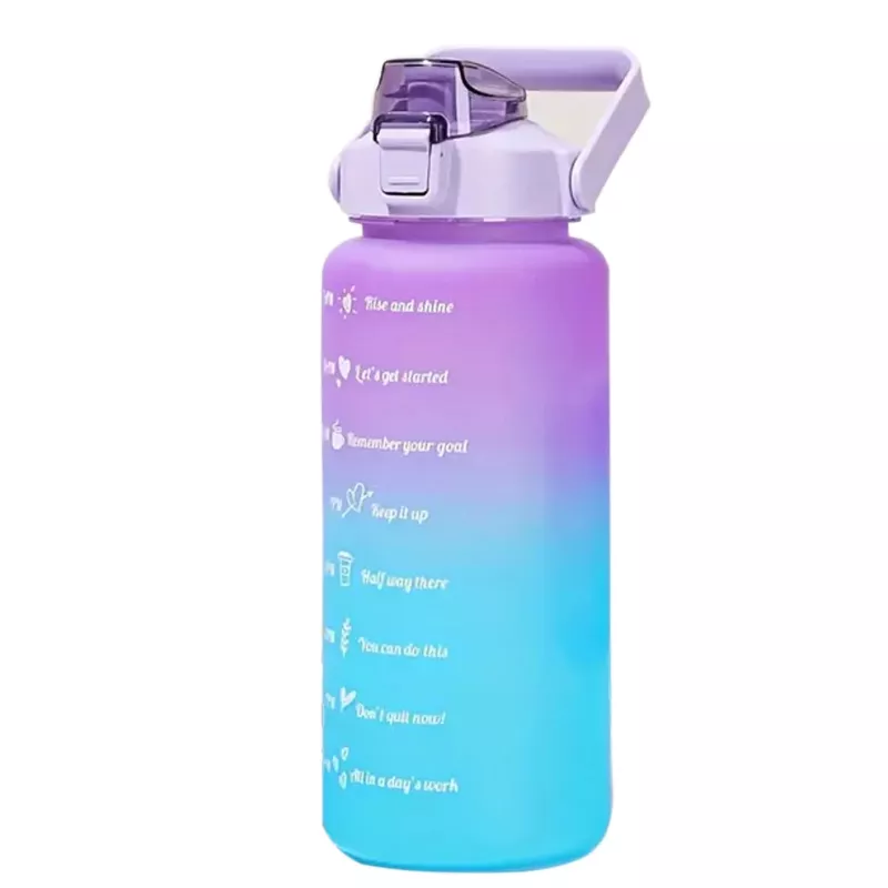 Extralink Motivational Bottle, waterfles, 2000 ml, paars-blauw, BUT-992