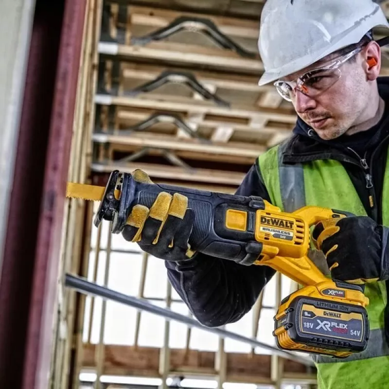 DeWALT DCS389X2-QW reciprozaag 3000 spm zwart, geel