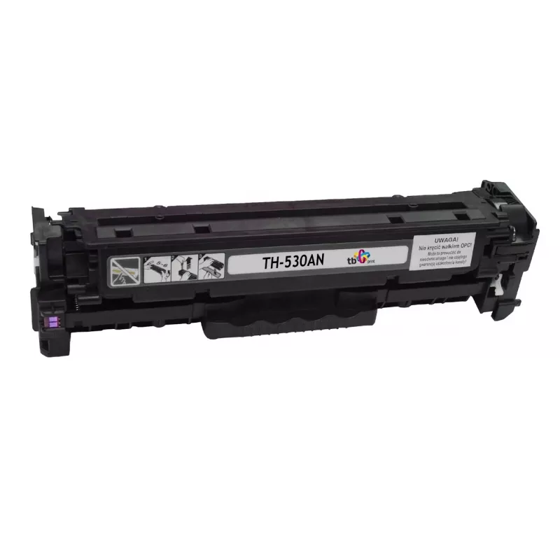 Toner TB compatibel met HP CC530A, 100% nieuw, zwart