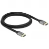 HDMI-kabel DeLOCK Ultra High Speed 48 Gbps 8K 60 Hz grijs 1 m