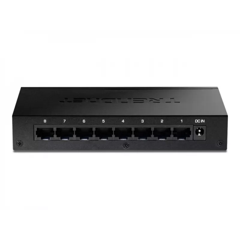 TRENDNET 8-poorts Gigabit-switch met metalen behuizing