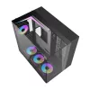 Darkflash TH285 computerbehuizing (zwart) + 4 ventilatoren