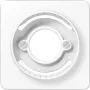 JUNG CD 537 WW - wit - JUNG - duroplast - 67 mm - 67 mm (CD537WW)