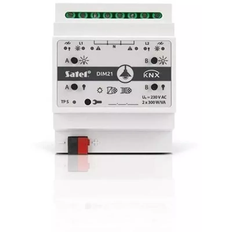 Satel KNX-DIM21 smart-home-actor DIN-rail dimactor