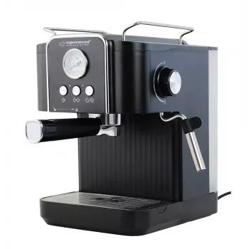 Espressokoffiemachine ESPERANZA EKC010 — 1,8 L watertank, 850 W, 20 bar, ingebouwde melkopschuimer