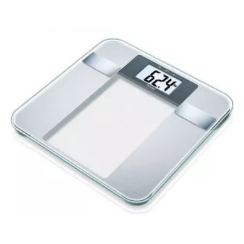 Beurer BG 13 Square grijs, transparant elektronische personenweegschaal