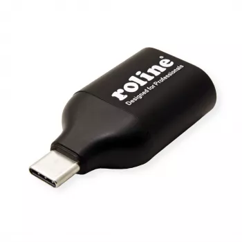 ROLINE 12.03.3228 USB-grafische adapter 1920 x 1080 pixels zwart (12.03.3228)