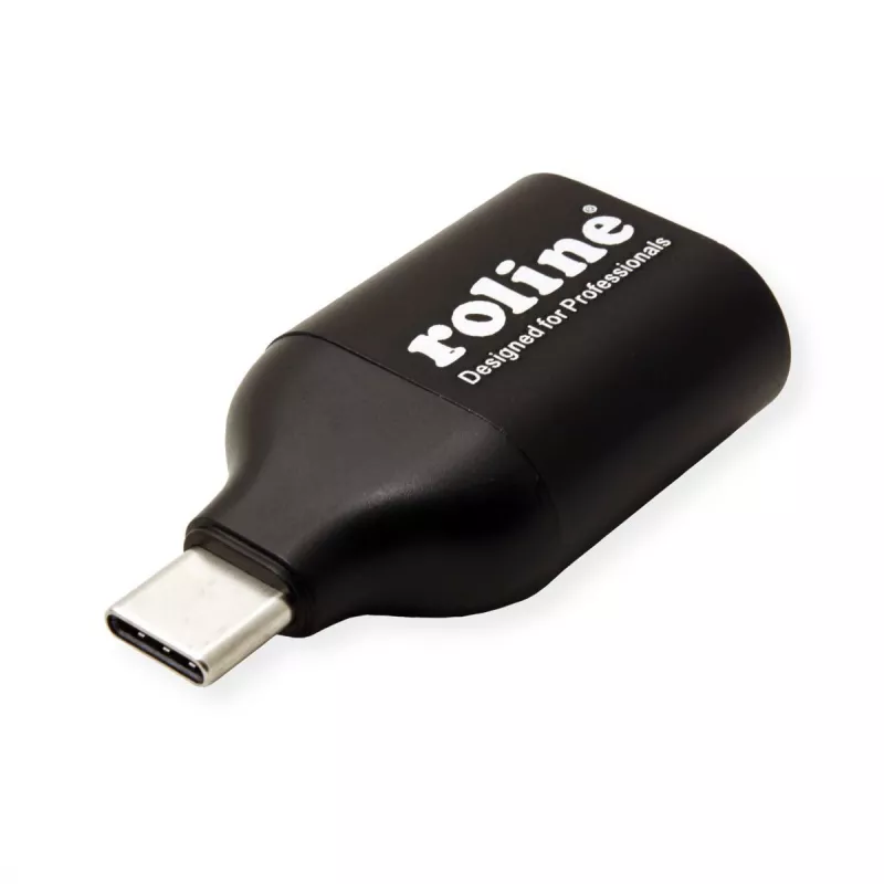 ROLINE 12.03.3228 USB-grafische adapter 1920 x 1080 pixels zwart (12.03.3228)