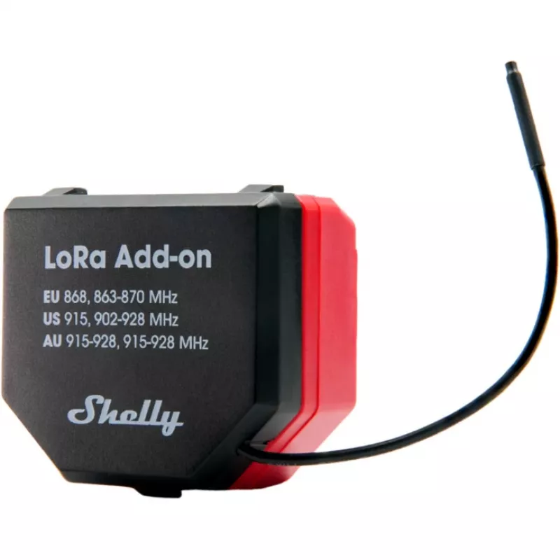 LoRa add-on Shelly LoRa add-on voor IoT-connectiviteit, merk Shelly (model Shelly_LoRa_Add-on)