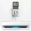Elektronische timer QOLTEC PC0628 met LCD-display, 24-uurs countdown